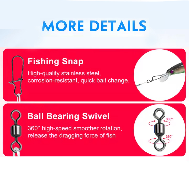 8/16pcs Fluorocarbon Wire Lead - Fluorocarbon Line avaliação e preço