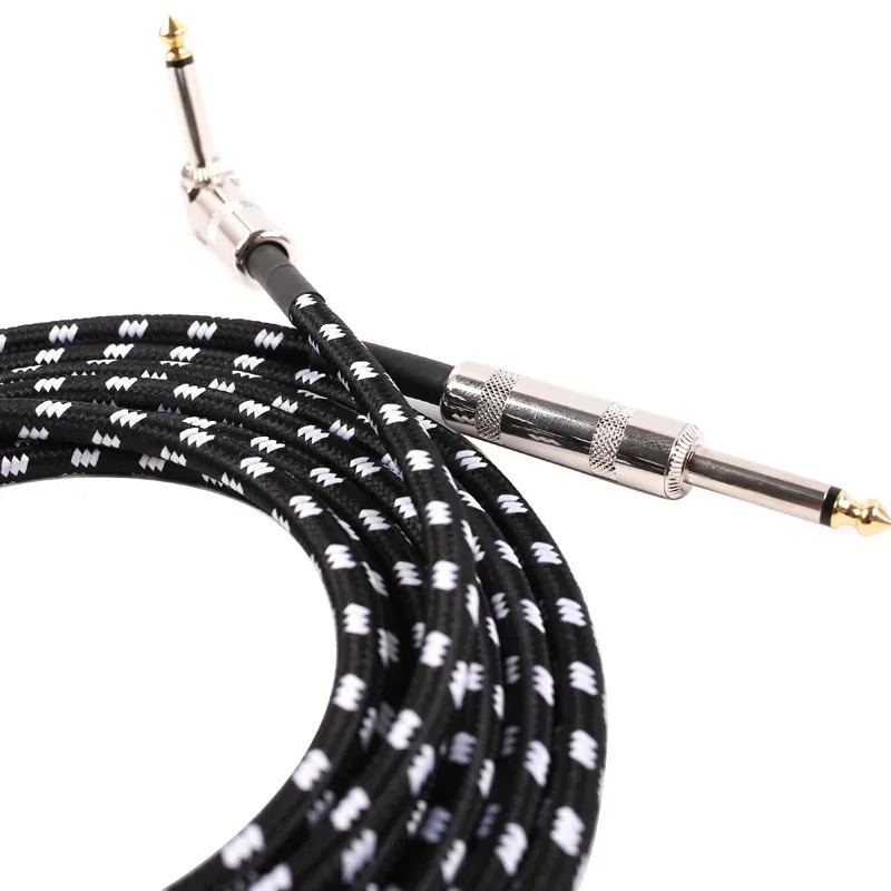 Electric Guitar Cable Wire Cor - Braided Line avaliação e preço
