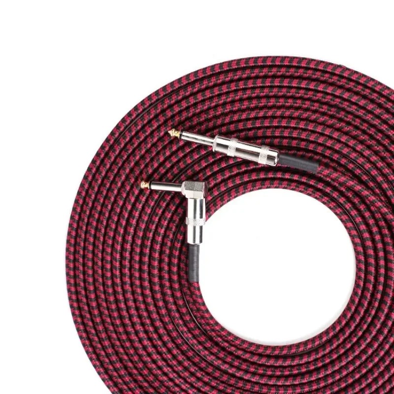Electric Guitar Cable Wire Cor - Braided Line avaliação e preço