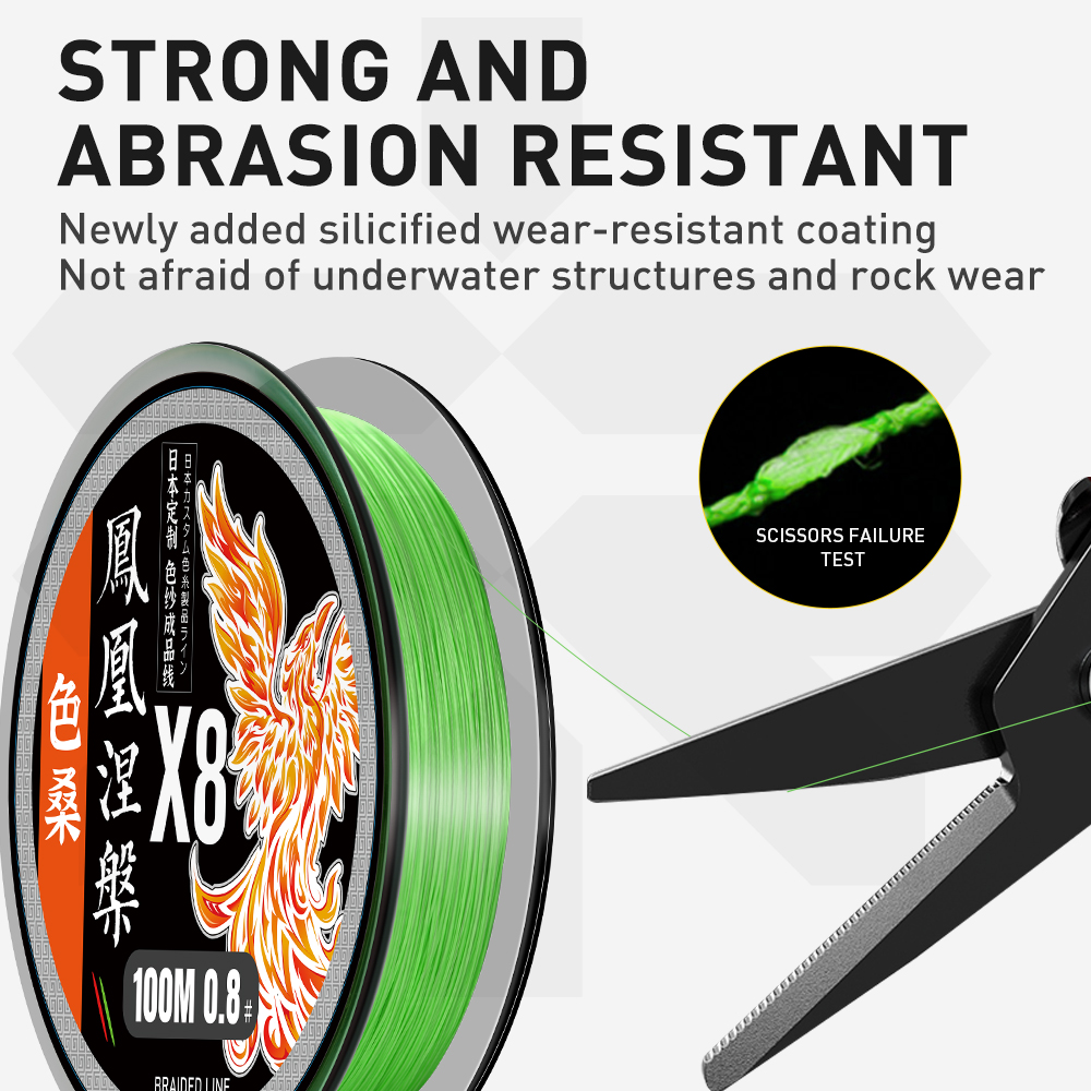 ZUKIBO Phoenix 8 Strand PE Bra - Ice Fishing Line avaliação e preço