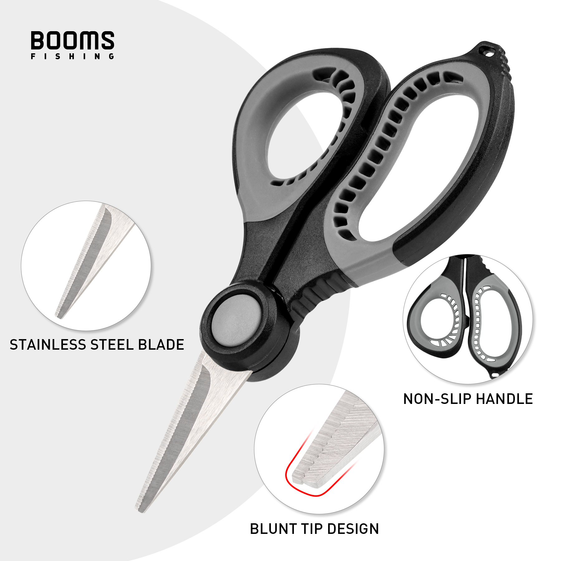 Booms Fishing S06 Fishing Scis - Fishing Hook Sharpener บทวิจารณ์และราคา