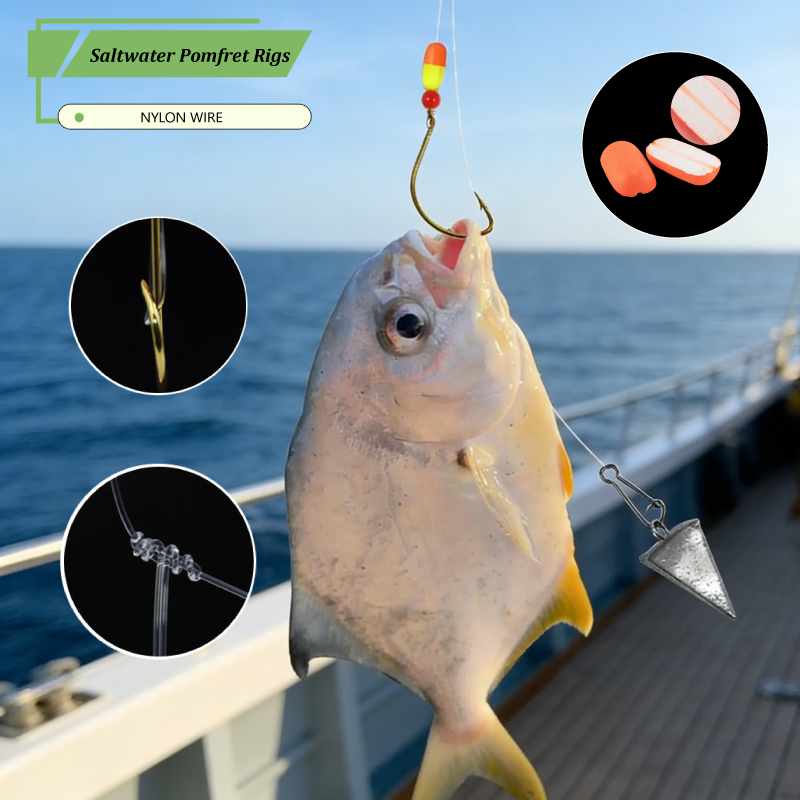 3pcs/6pcs Pompano Surf Fishing - Fishing Hook Circle บทวิจารณ์และราคา