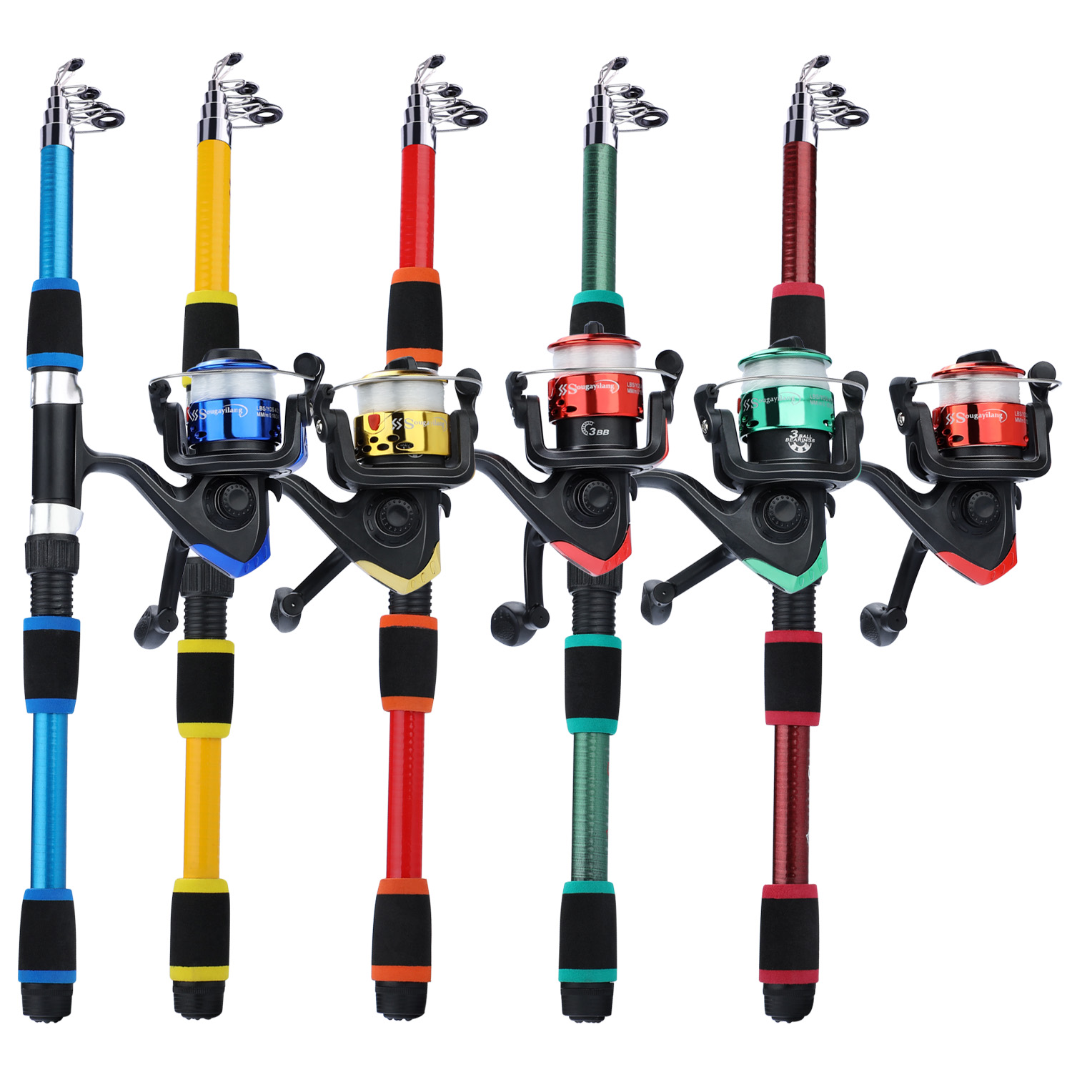 Sougayilang Kids Fishing Pole  - Fishing Line Spooler avaliação e preço