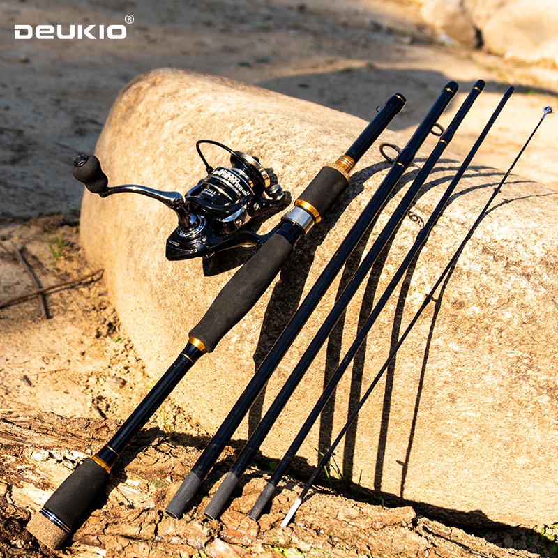 DEUKIO Fishing Rod Reel Combo  - Fishing Line Spooler avaliação e preço
