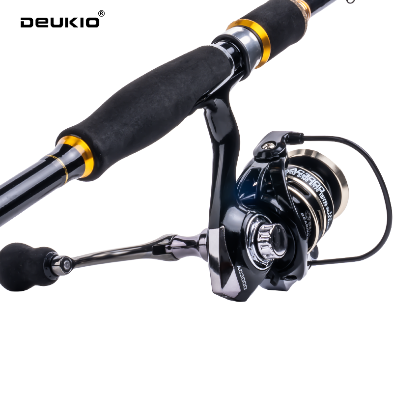 DEUKIO Fishing Rod Reel Combo  - Fishing Line Spooler avaliação e preço