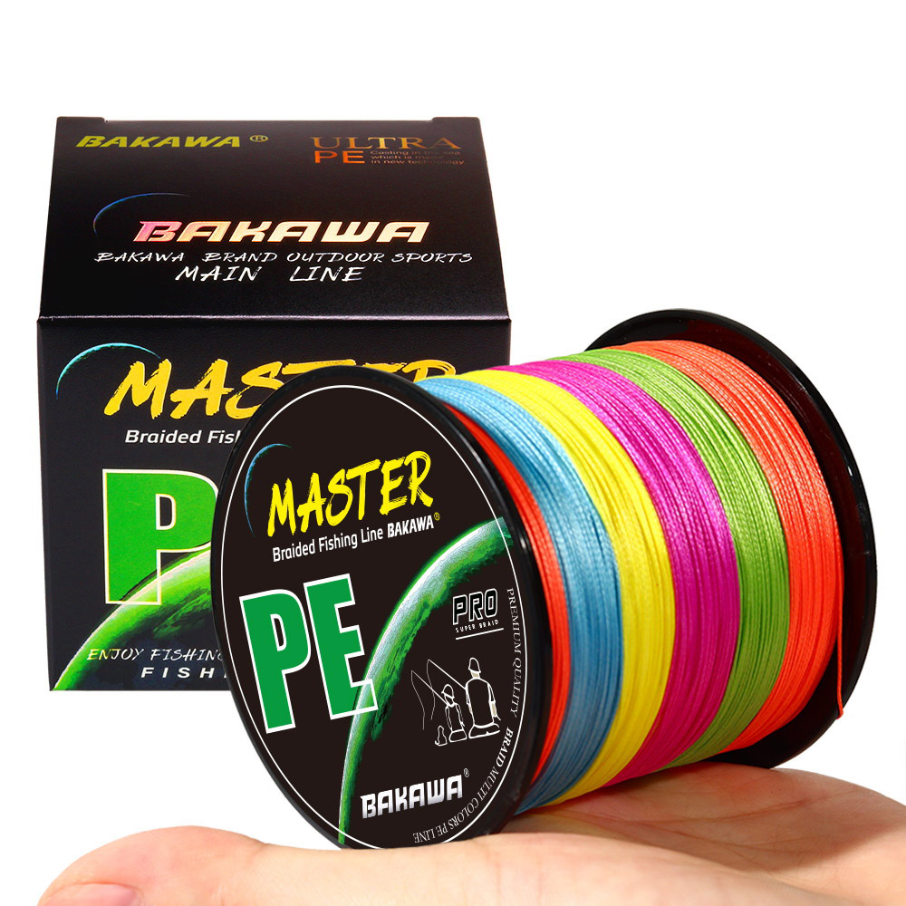 BAKAWA 4 Strands Braided PE Fi - Copolymer Line avaliação e preço