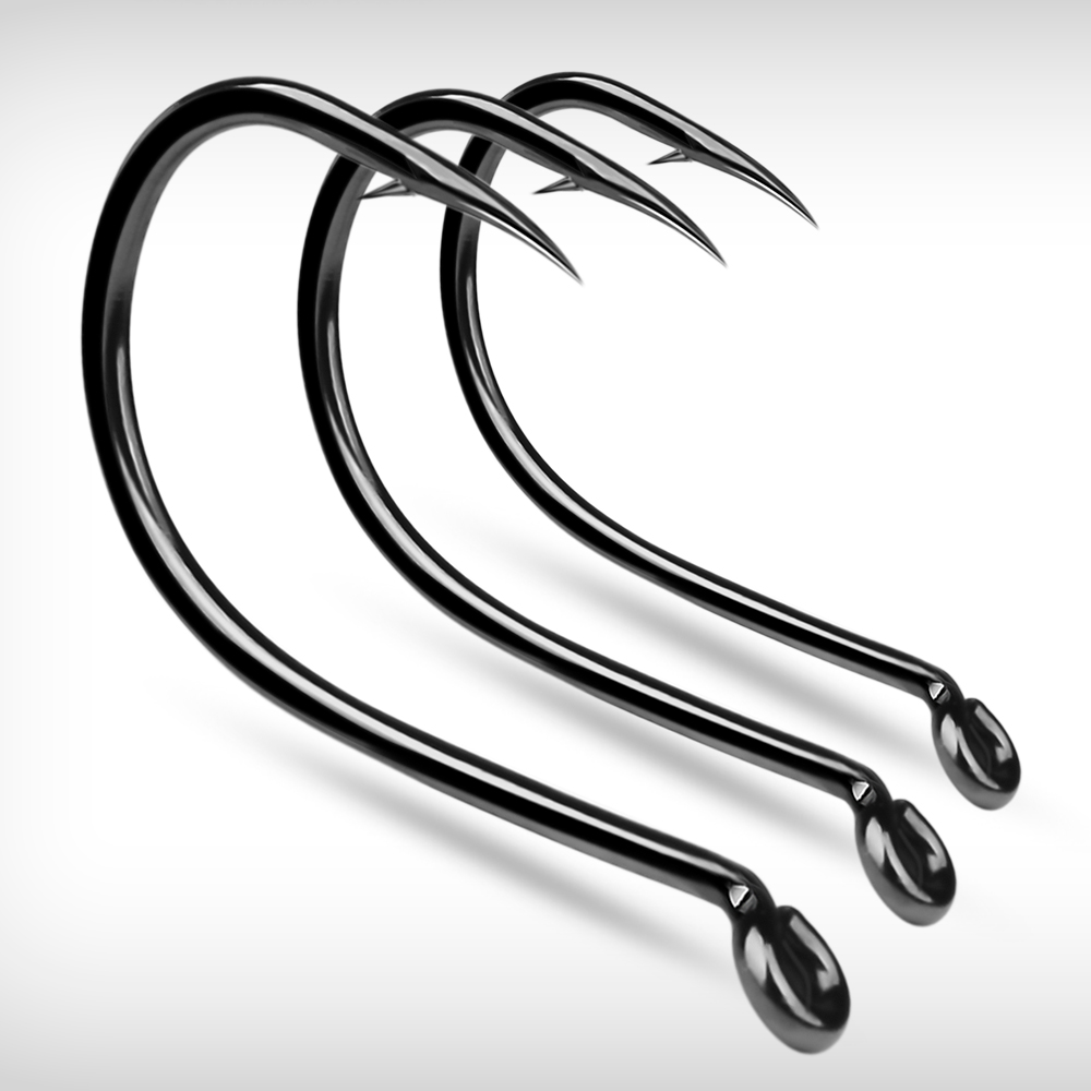 KATYUSHA  100PCS J Hooks 1/0-2 - Fishing Hook Barbless บทวิจารณ์และราคา